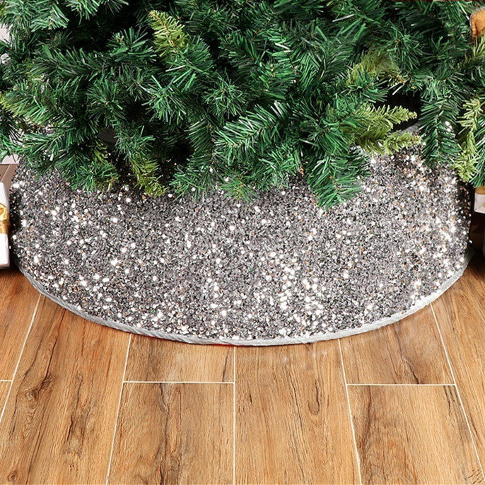 Julepailetdekoration til juletræ, paillettræskørt 1