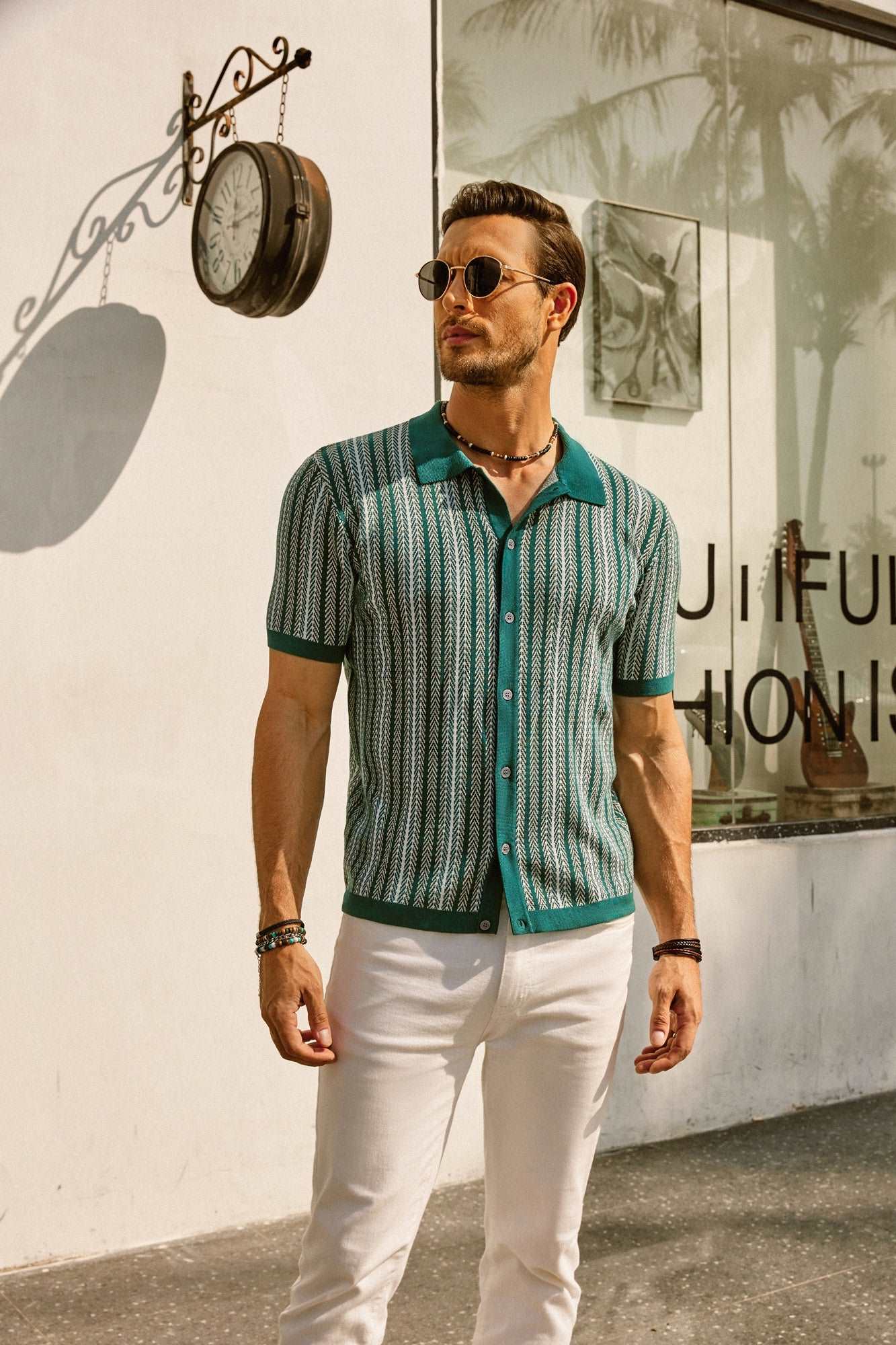 Harris | Stilet vintage skjorte med retro striber