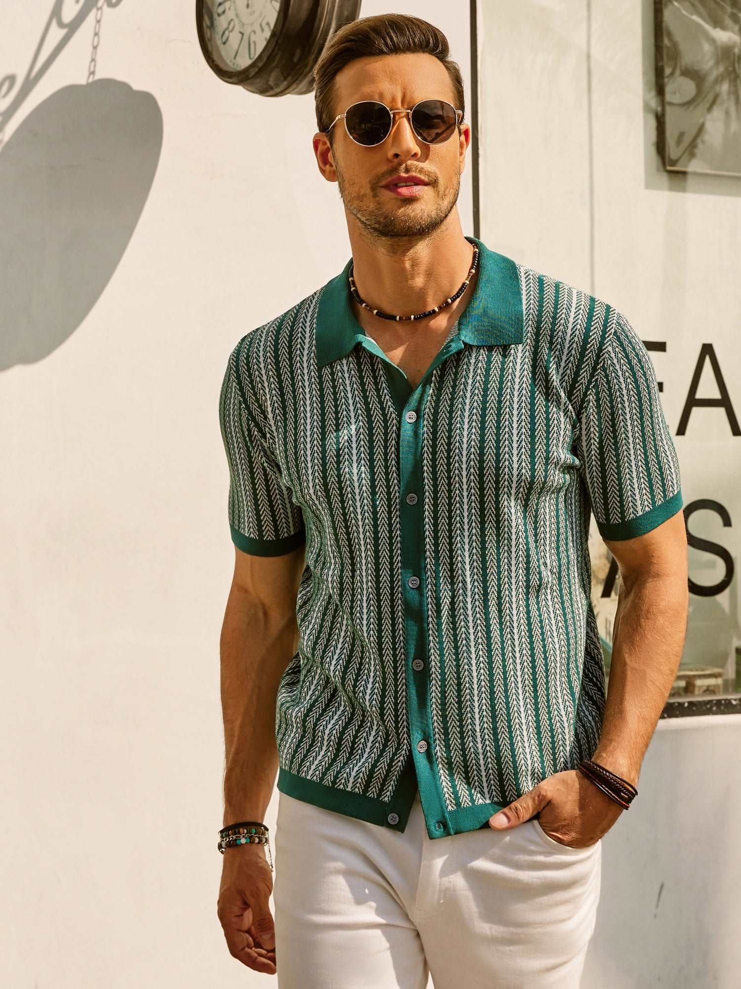Harris | Stilet vintage skjorte med retro striber