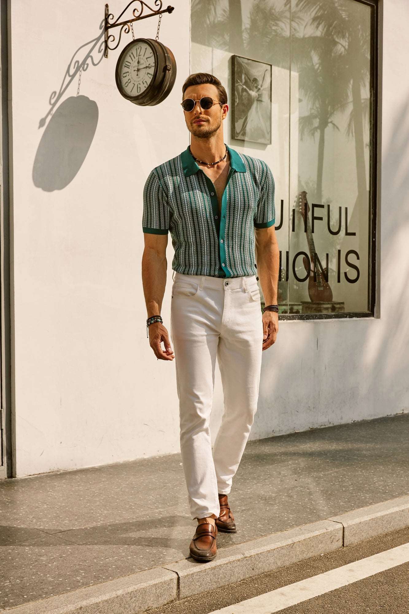 Harris | Stilet vintage skjorte med retro striber