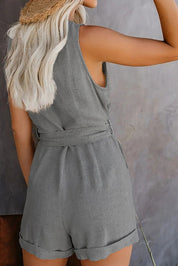 Amalia | Kort Jumpsuit med Lommer
