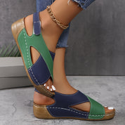 Aria | Moderne Color Block Sandaler