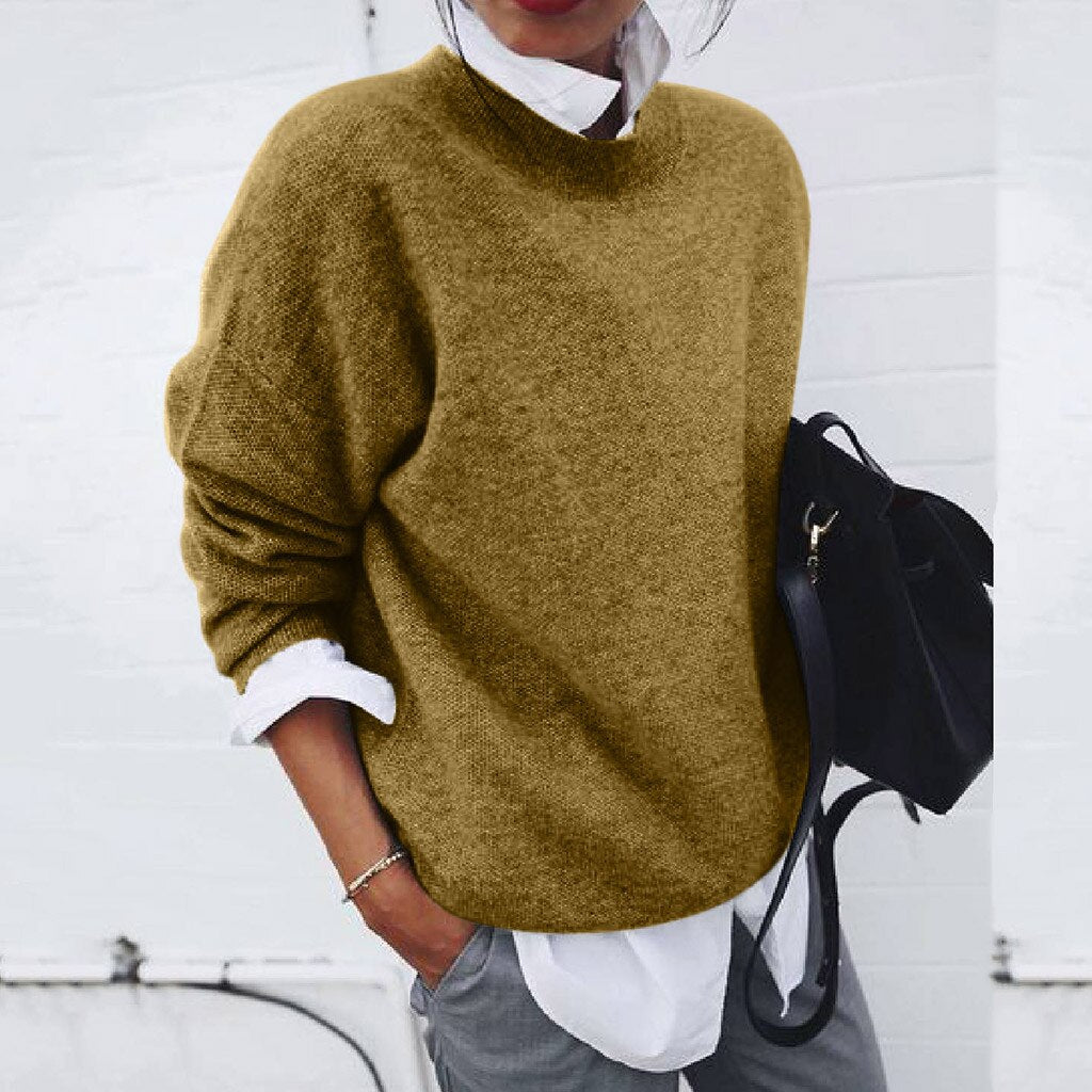 Ellen | Chic Dame sweater – Komfortable og stilfulde lange ærmer