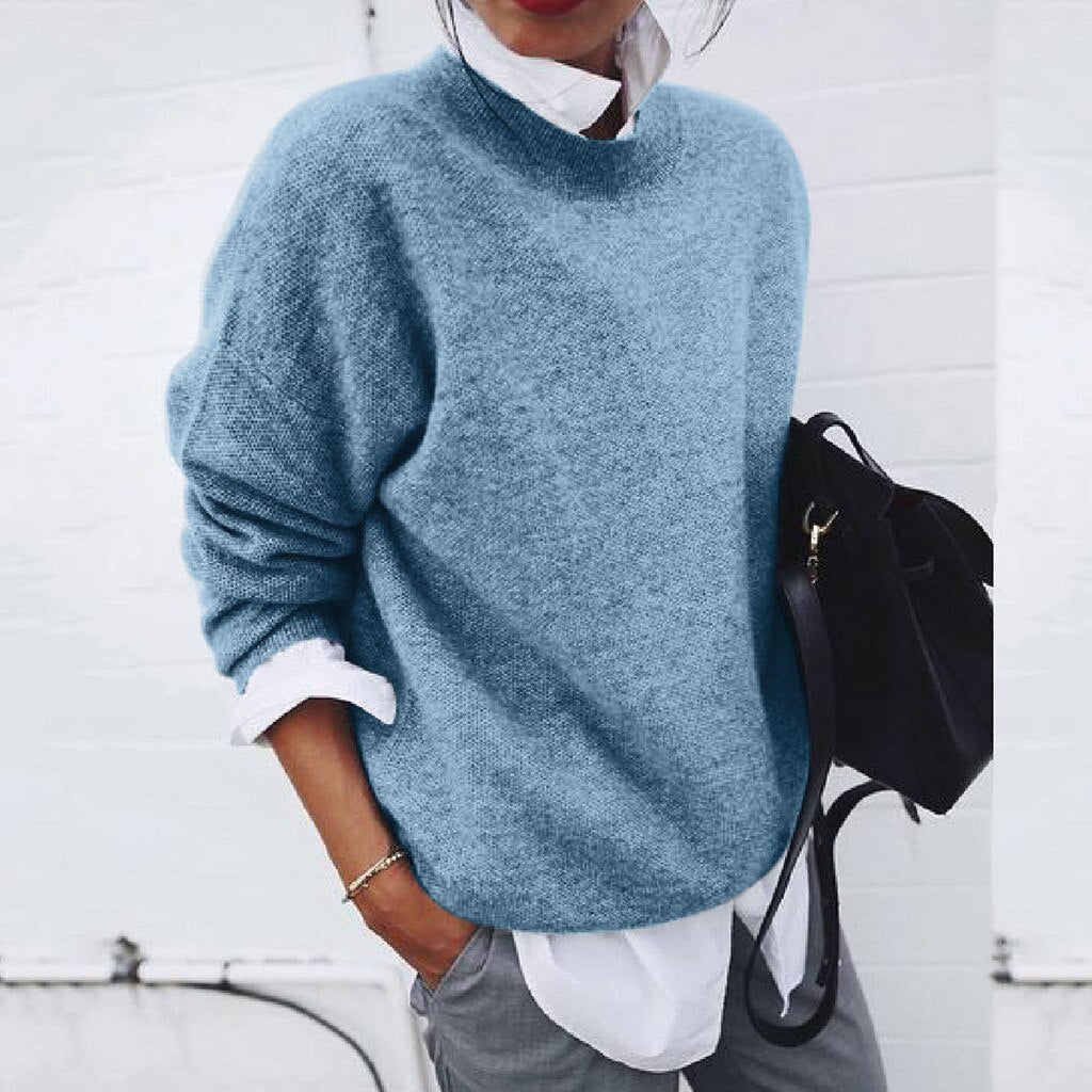 Ellen | Chic Dame sweater – Komfortable og stilfulde lange ærmer