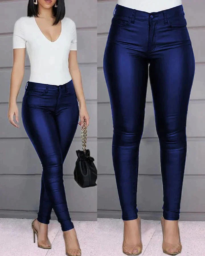 ELLEN | Læder Leggings Damer