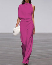 KATE | Elegant jumpsuit med chic stående krave