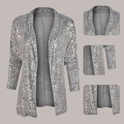 Freya | Funklende Pailletter Blazer – Elegant og Glamourøs