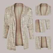 Freya | Funklende Pailletter Blazer – Elegant og Glamourøs