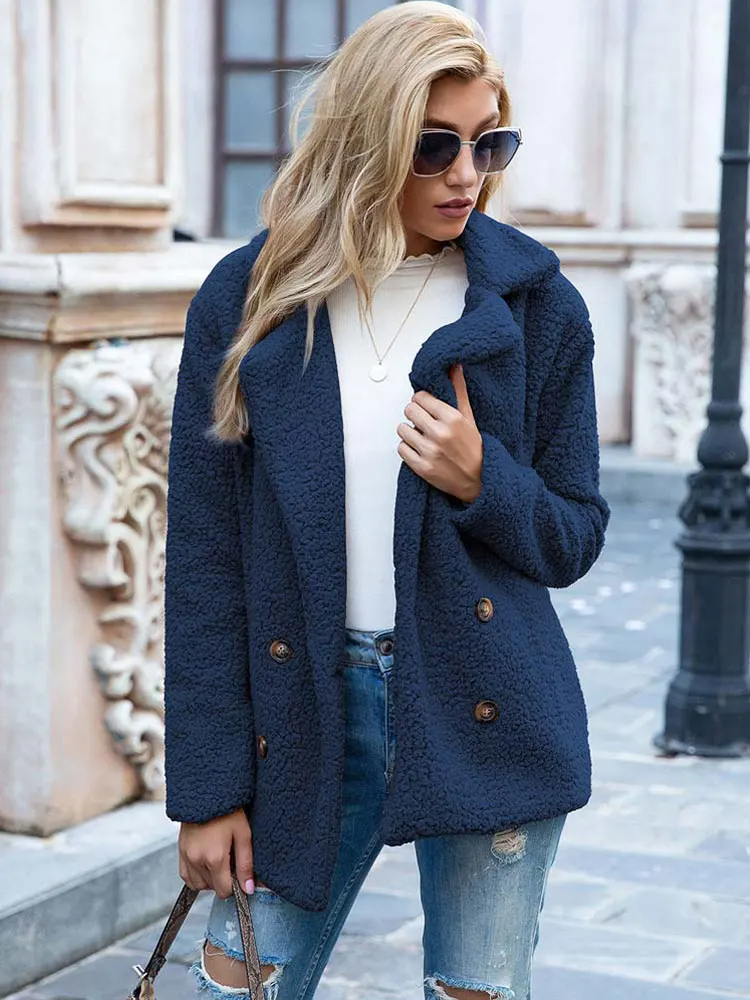 Valentina | Varm og Trendy Teddy Jakke