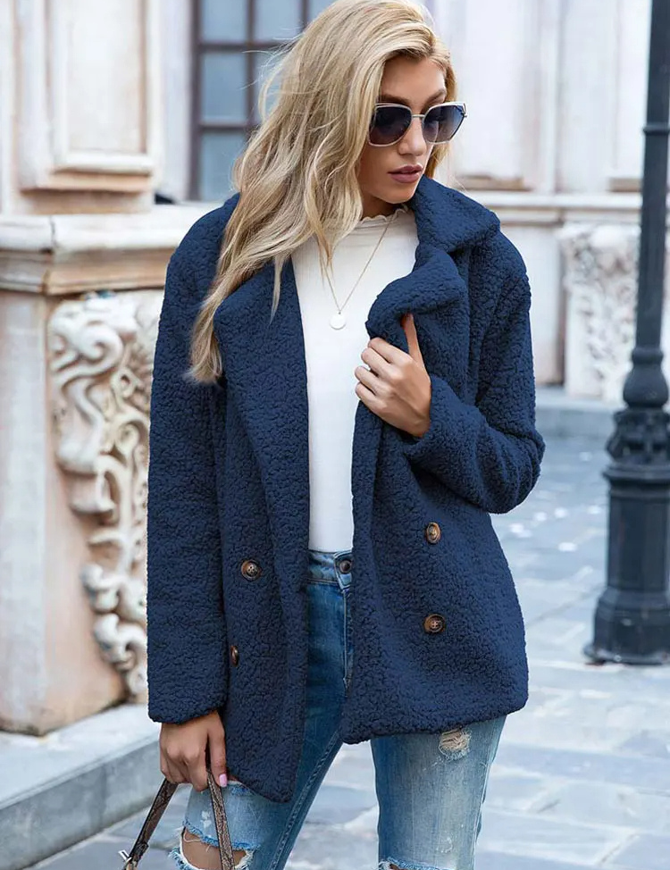 Valentina | Varm og Trendy Teddy Jakke