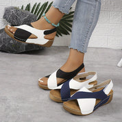 Aria | Moderne Color Block Sandaler