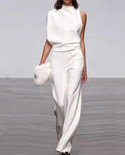 KATE | Elegant jumpsuit med chic stående krave