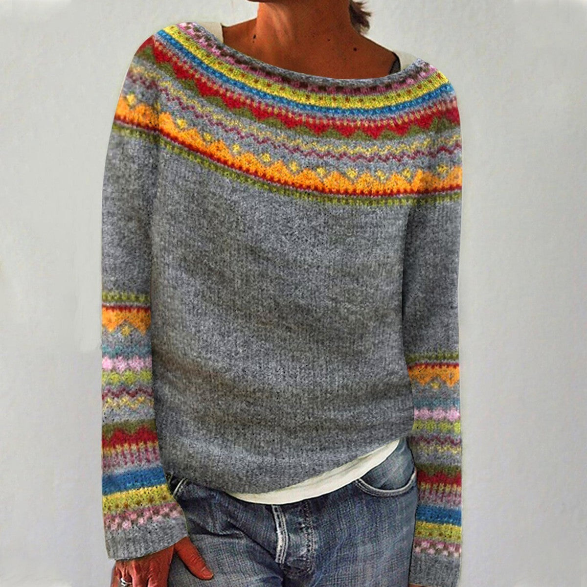 Anica | Vintage Efterårs Sweater