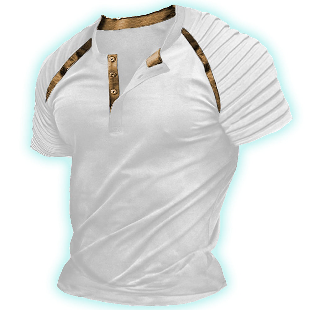 Rolly | Tidløs Henley T-shirt med tekstur - Det perfekte afslappede look til enhver lejlighed