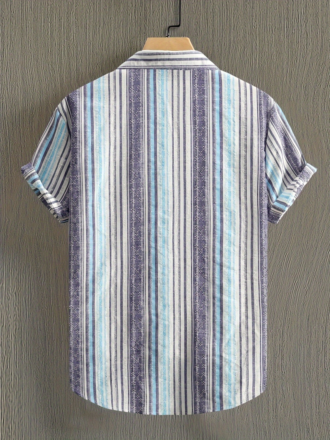 Stilfuld Åndbar Stribet Kortærmet Sommer T-shirt til Damer