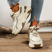 Danna | Modebevidste Dame Sneakers med Komfortabel Høj Sål