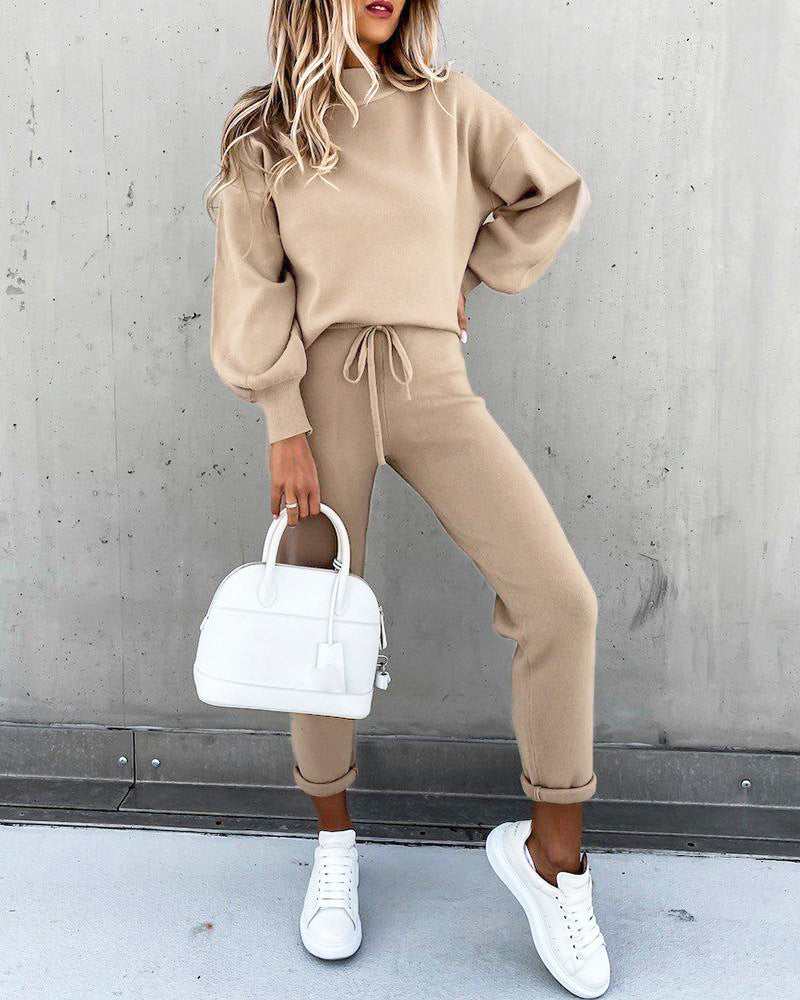 Abigail | Komfortabel og Stilfuld Premium Loungewear Sæt til Damer