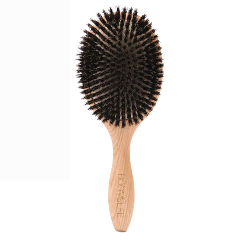 Natuurkam - Premium houten haarborstel om glad te maken en te stylen-1