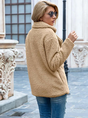 Valentina | Varm og Trendy Teddy Jakke