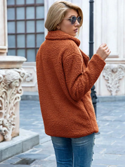 Valentina | Varm og Trendy Teddy Jakke