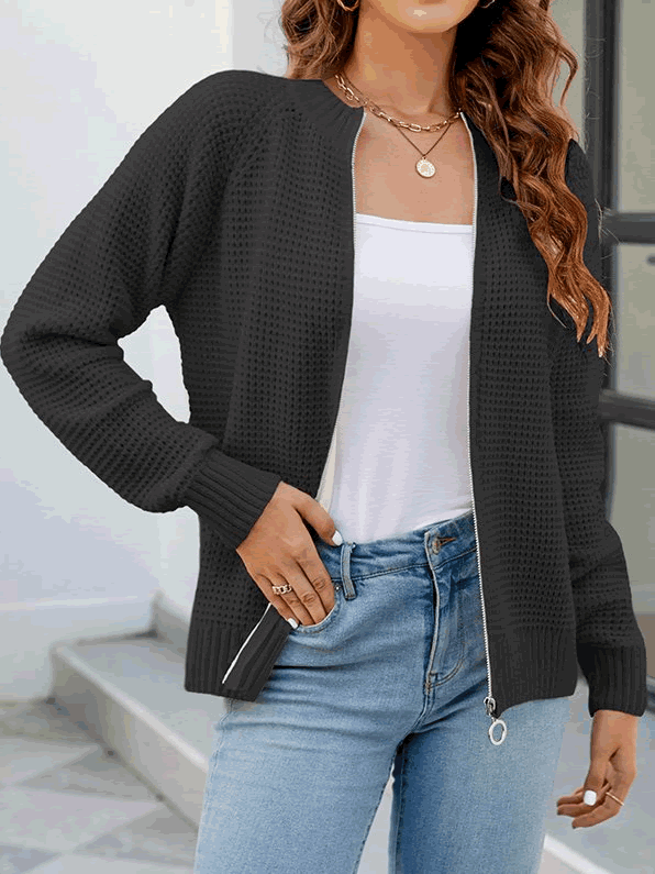 Fay | Stilfuld Casual Vest med Lynlås til Damer