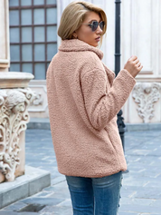 Valentina | Varm og Trendy Teddy Jakke
