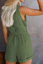 Amalia | Kort Jumpsuit med Lommer
