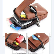 Joris | Vintage Herre Crossbody Talje Taske med Justerbar Rem