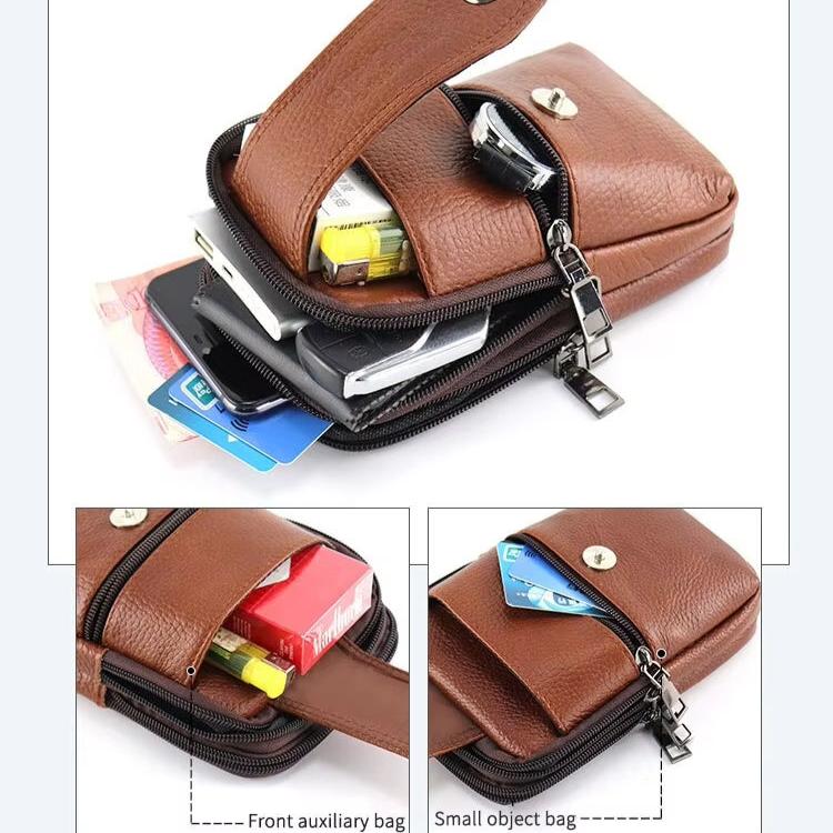 Joris | Vintage Herre Crossbody Talje Taske med Justerbar Rem