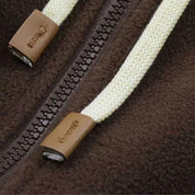 Nikita | Stribet Hoodie Vest med Luksus Fleeceforing