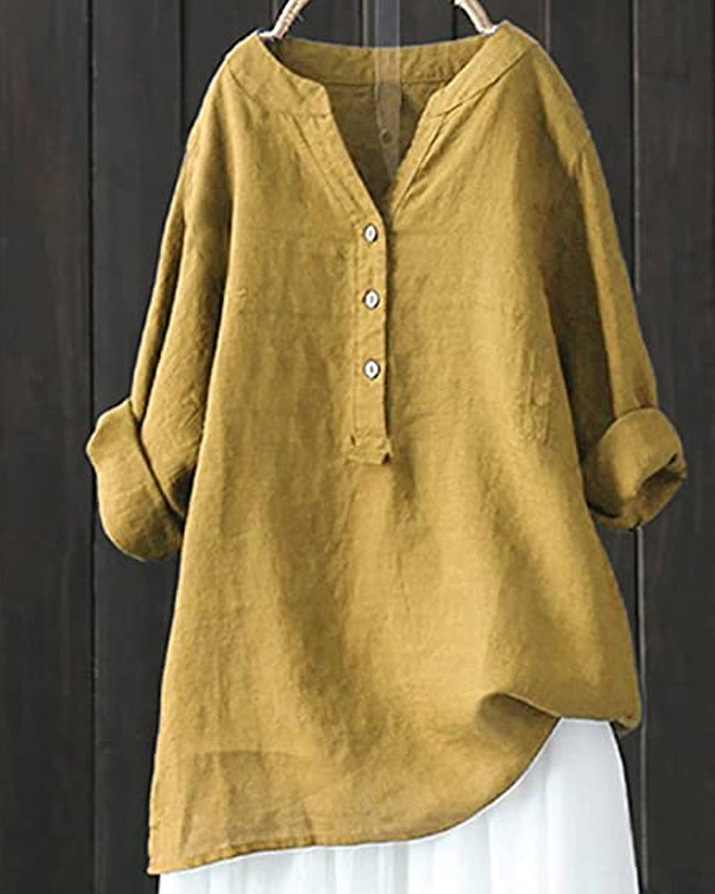 Chic Gabi Bluse med Lange Ærmer