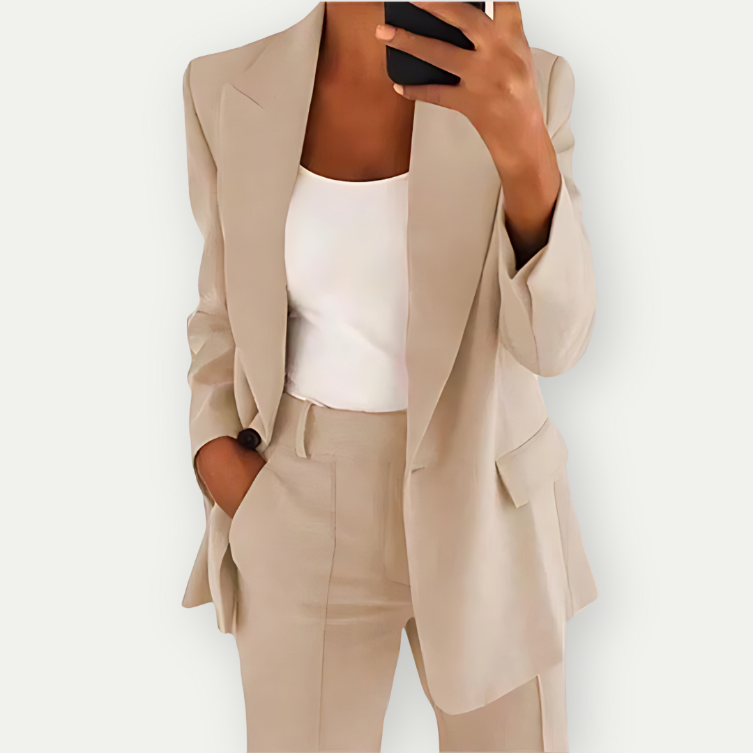 Alliyah | Premium Blazer Sæt til Damer – Elegant og Komfortabel Business Outfit