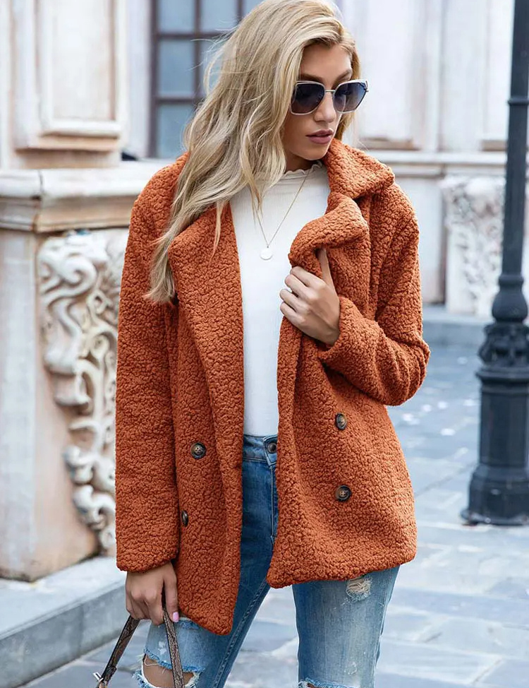 Valentina | Varm og Trendy Teddy Jakke