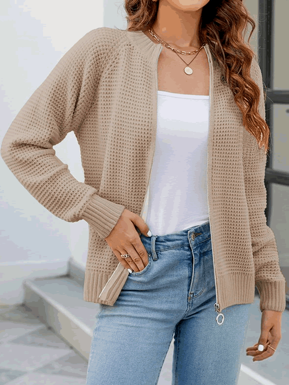 Fay | Stilfuld Casual Vest med Lynlås til Damer