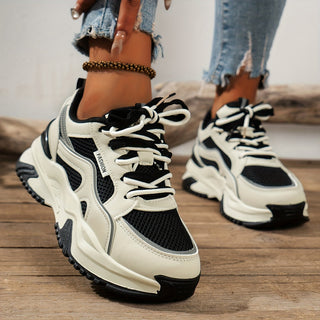 Danna | Modebevidste Dame Sneakers med Komfortabel Høj Sål