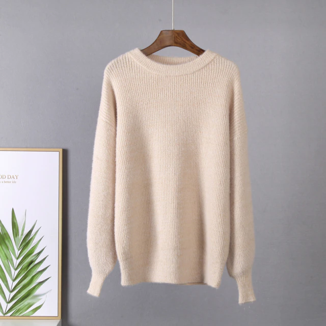 Mary | Varm Komfortabel Dame Sweater