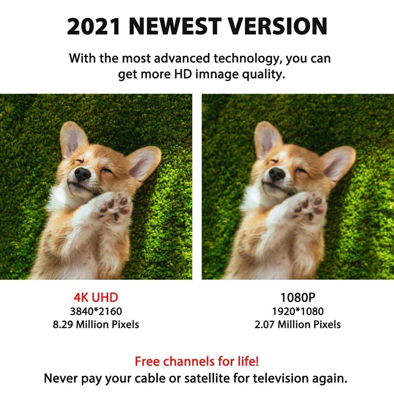300 mijl digitale versterkte HDTV-binnenantenne met signaalversterker 4