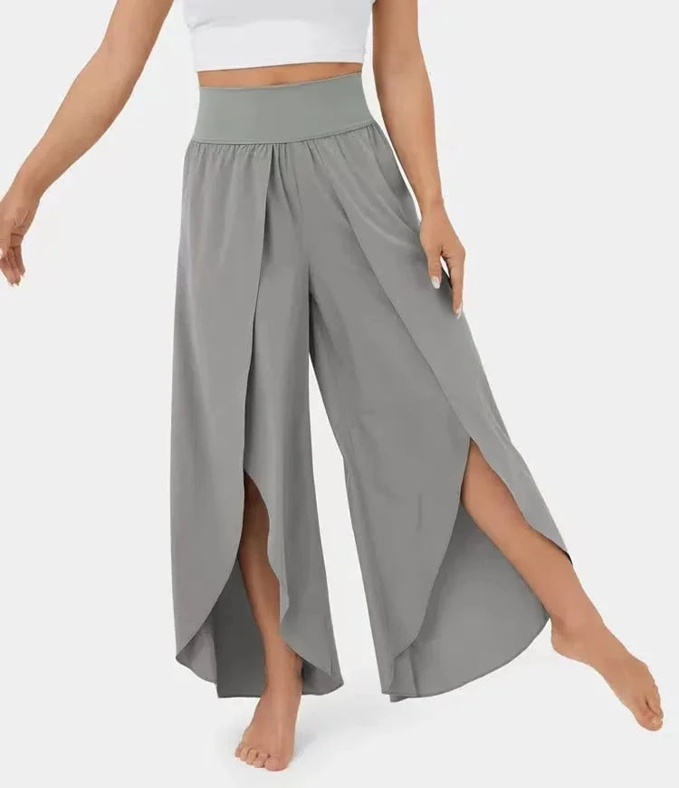 Poppy – Komfortable yogabukser med elegante vide ben