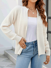 Fay | Stilfuld Casual Vest med Lynlås til Damer