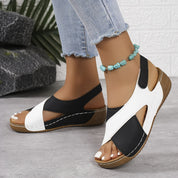 Aria | Moderne Color Block Sandaler