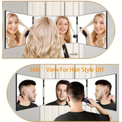 Glamaura - roterende 3 -zijdige spiegel tot styling-3