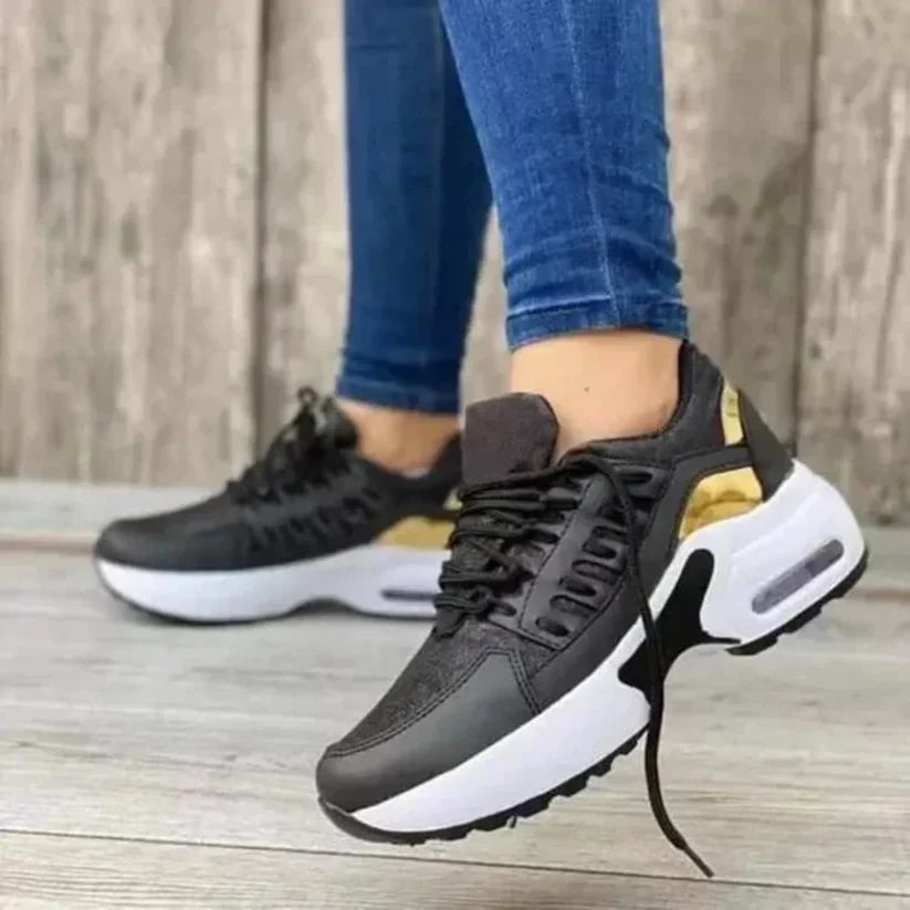 Steph | Trendy Tweekleurede Sportsko - Komfort Møder Stil
