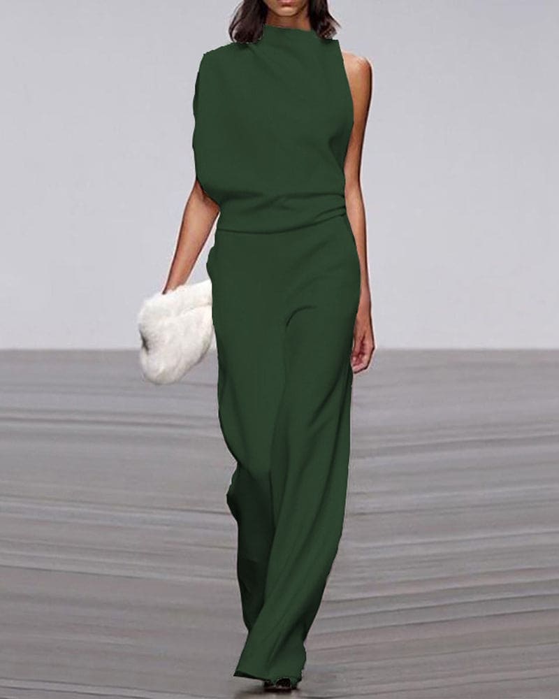 KATE | Elegant jumpsuit med chic stående krave