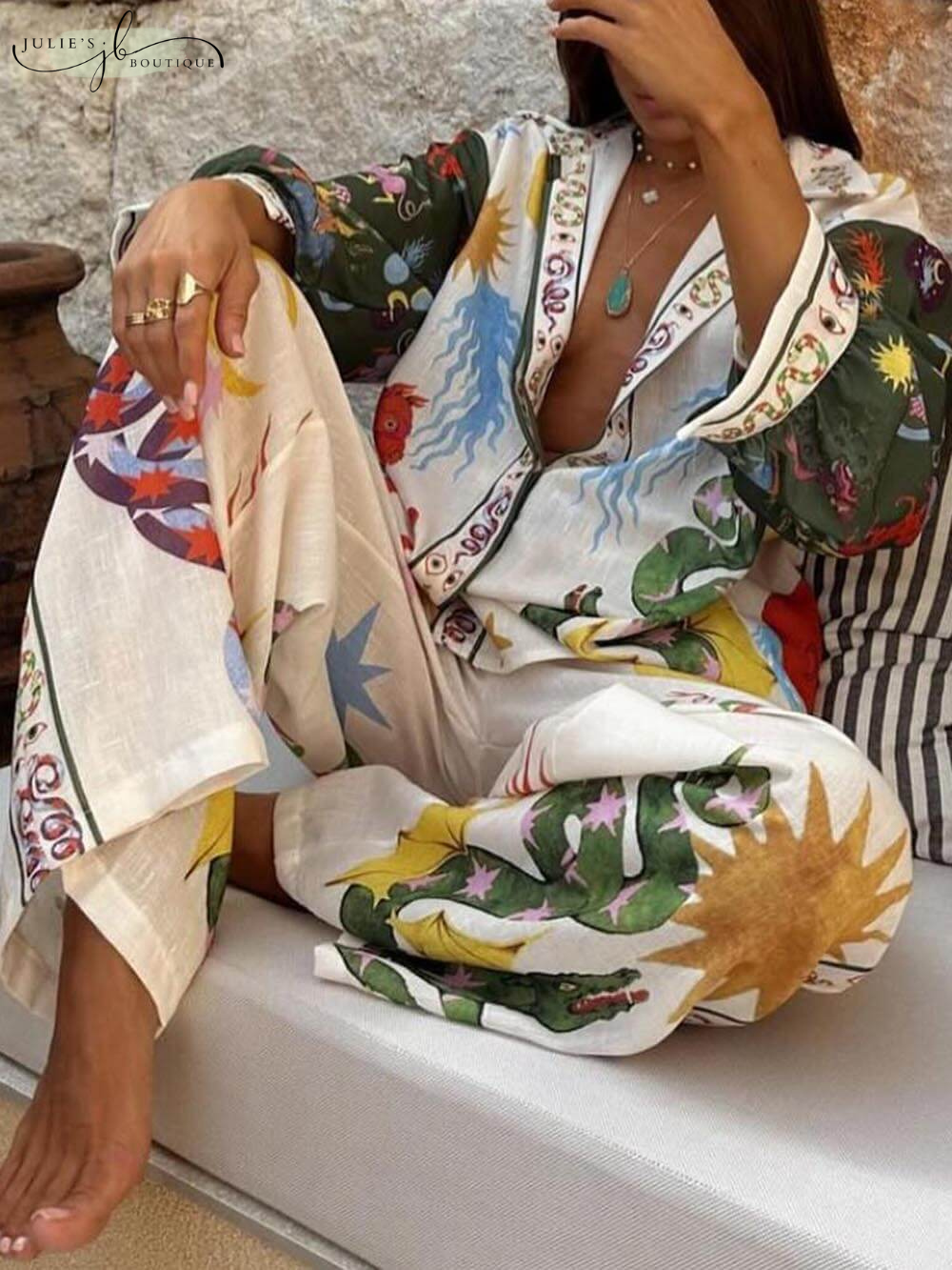 Juliette| 2-delige Sæt Ibiza Stil