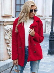 Valentina | Varm og Trendy Teddy Jakke