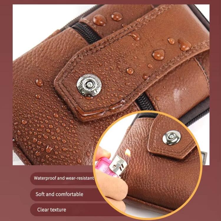 Joris | Vintage Herre Crossbody Talje Taske med Justerbar Rem