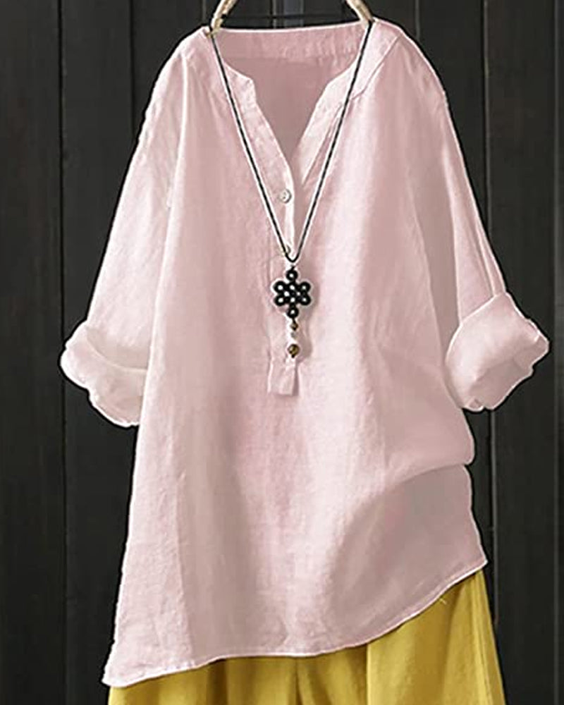 Chic Gabi Bluse med Lange Ærmer
