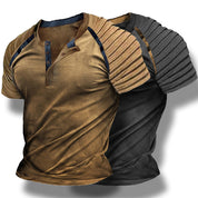 Rolly | Tidløs Henley T-shirt med tekstur - Det perfekte afslappede look til enhver lejlighed