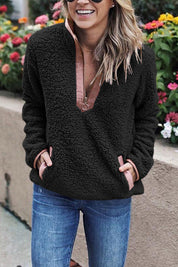 Lotte | Varm Fleece Trøje til et Casual Vinterlook