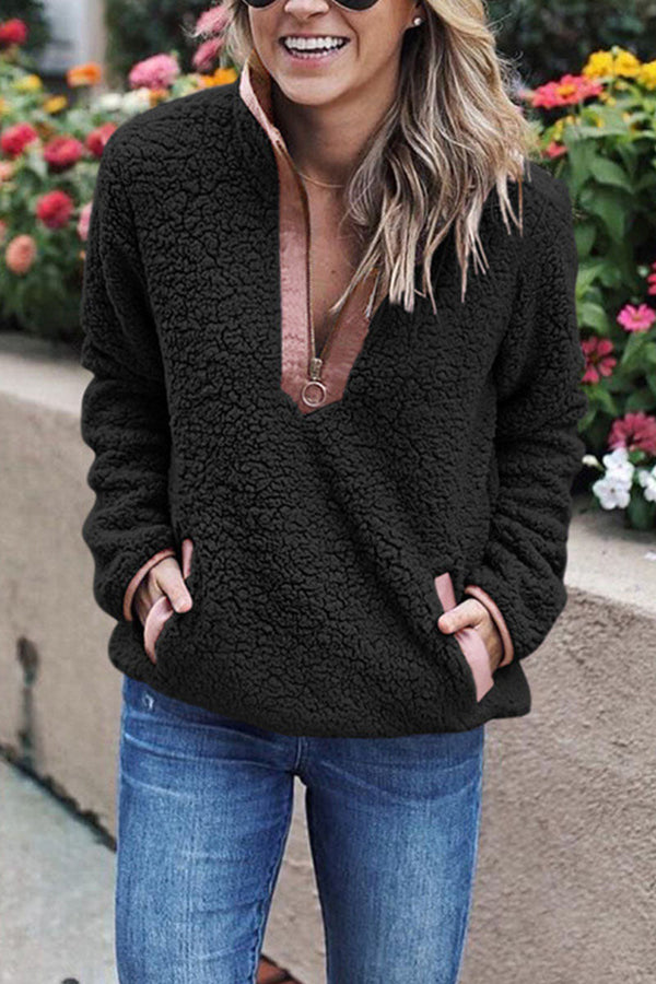Lotte | Varm Fleece Trøje til et Casual Vinterlook